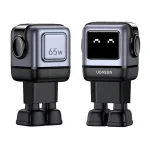 Ugreen Φορτιστής Χωρίς Καλώδιο GaN με Θύρα USB-A και 2 Θύρες USB-C 65W Power Delivery / Quick Charge 4.0 Γκρι (Robot) 25685B - Image 5