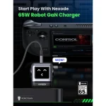 Ugreen Φορτιστής Χωρίς Καλώδιο GaN με Θύρα USB-A και 2 Θύρες USB-C 65W Power Delivery / Quick Charge 4.0 Γκρι (Robot) 25685B - Image 9