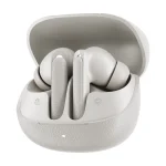 QCY HT15 Buds ANC Bluetooth Handsfree Ακουστικά με Αντοχή στον Ιδρώτα και Θήκη Φόρτισης Λευκά QCY-HT15 Cream Grey - Image 4