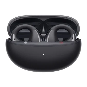 QCY Crossky C30S Open Ear Bluetooth Handsfree Ακουστικά με Αντοχή στον Ιδρώτα και Θήκη Φόρτισης Μαύρα QCY-QT33S Black