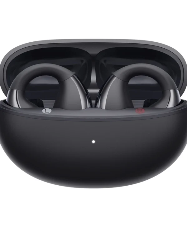 QCY Crossky C30S Open Ear Bluetooth Handsfree Ακουστικά με Αντοχή στον Ιδρώτα και Θήκη Φόρτισης Μαύρα QCY-QT33S Black
