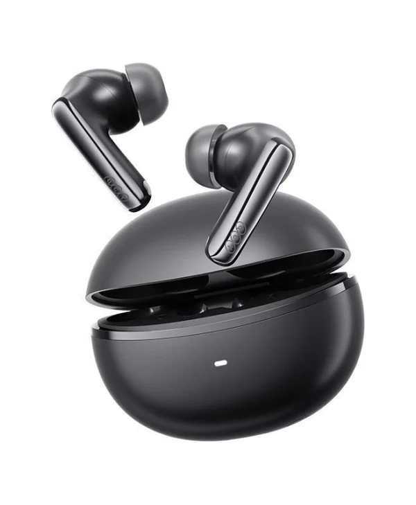 QCY Melobuds N70 Bluetooth Handsfree Ακουστικά με Αντοχή στον Ιδρώτα και Θήκη Φόρτισης Μαύρα QCY-HT18 Black
