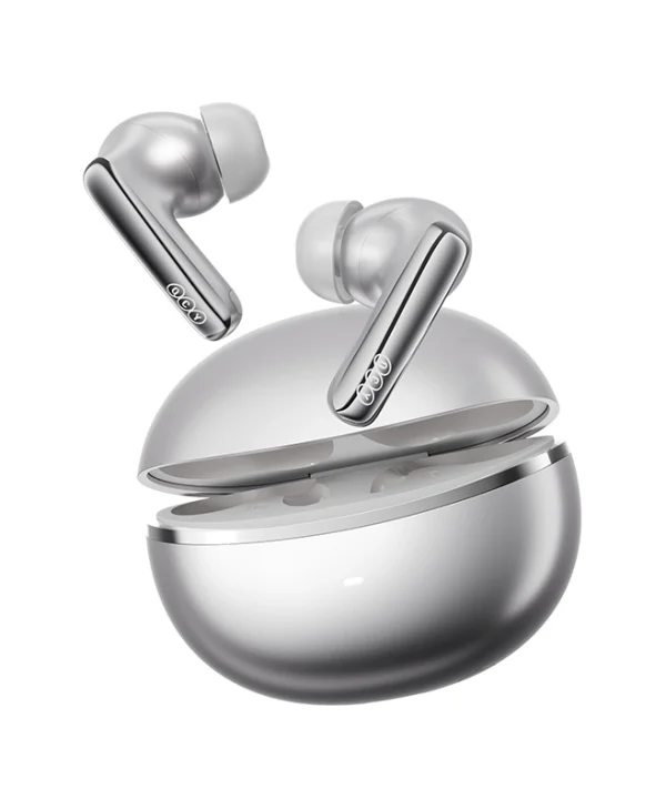 QCY Melobuds N70 Bluetooth Handsfree Ακουστικά με Αντοχή στον Ιδρώτα και Θήκη Φόρτισης Titanium QCY-HT18 Gold