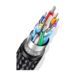 Ugreen Angle (90°) / Braided USB 2.0 Cable USB-C male - USB-A 18W Μαύρο 1m (20299) - Image 2