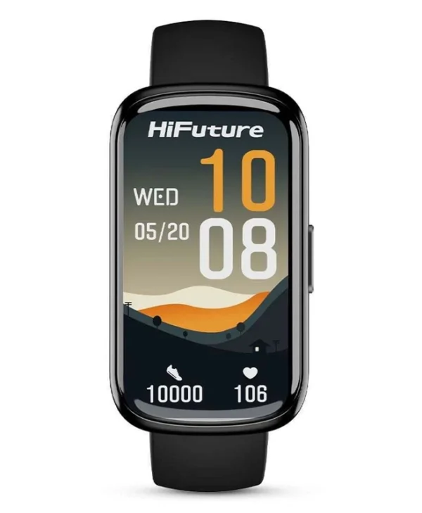 HiFuture EVO2 Activity Tracker Αδιάβροχο με Παλμογράφο Μαύρο 00183955