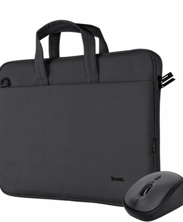 Trust Bologna Τσάντα Ώμου / Χειρός για Laptop σε Μαύρο χρώμα 24988