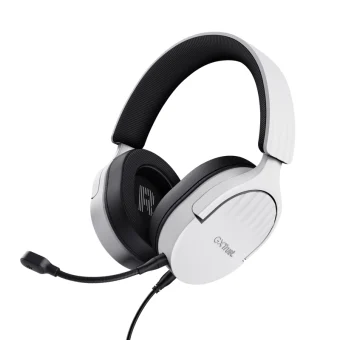Trust GXT 489 Fayzo Over Ear Gaming Headset με σύνδεση 2x3.5mm Λευκό 25210