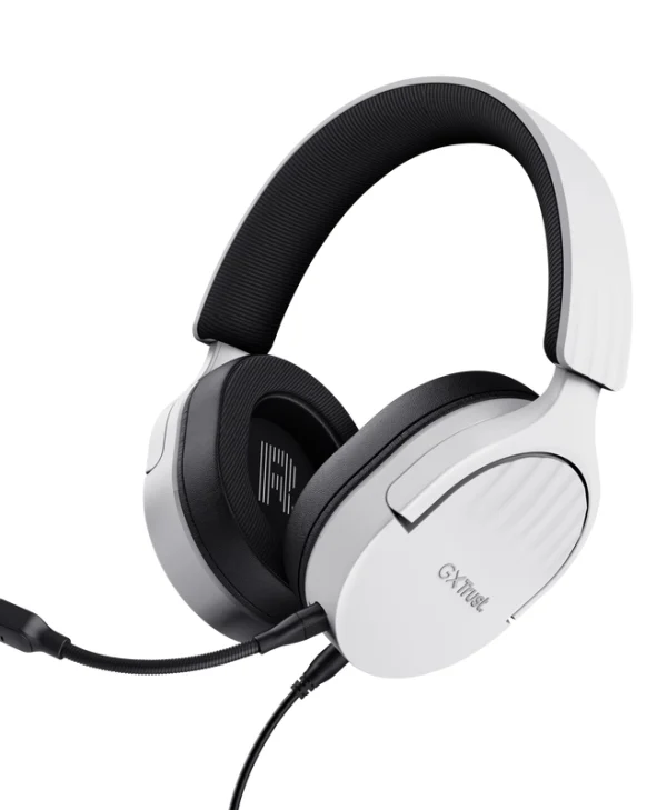 Trust GXT 489 Fayzo Over Ear Gaming Headset με σύνδεση 2x3.5mm Λευκό 25210