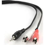 Cablexpert Καλώδιο 3.5mm male - RCA male Μαύρο 1.5m (CCA-458)