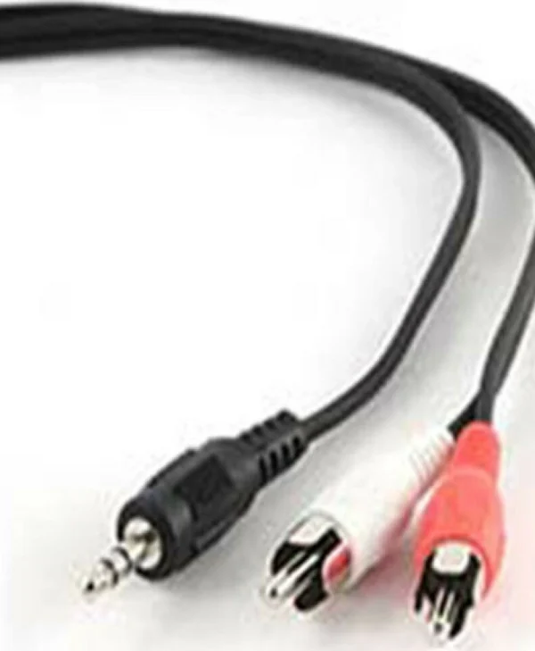 Cablexpert Καλώδιο 3.5mm male - RCA male Μαύρο 1.5m (CCA-458)