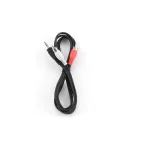 Cablexpert Καλώδιο 3.5mm male - RCA male Μαύρο 1.5m (CCA-458) - Image 2