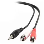 Cablexpert Καλώδιο 3.5mm male - RCA male Μαύρο 1.5m (CCA-458) - Image 3