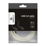 Cablexpert Regular USB 3.0 Cable USB-C male - USB-A male Μαύρο 1.8m (CCP-USB3-AMCM-6) - Image 7