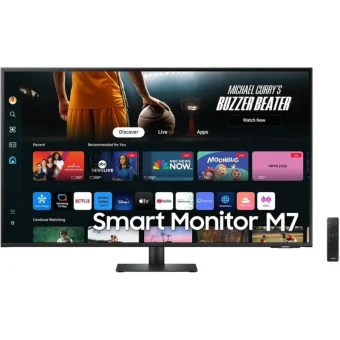 Samsung M7 M70F VA HDR Smart Monitor 43" 4K 3840x2160 με Χρόνο Απόκρισης 4ms GTG LS43FM702UUXDU