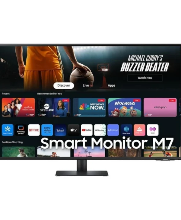 Samsung M7 M70F VA HDR Smart Monitor 43" 4K 3840x2160 με Χρόνο Απόκρισης 4ms GTG LS43FM702UUXDU