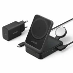 Anker Φορτιστής Magsafe 15W Μαύρος (MagGo 3-in-1 Foldable) B2557311 - Image 3