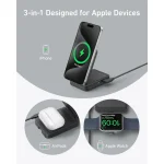 Anker Φορτιστής Magsafe 15W Μαύρος (MagGo 3-in-1 Foldable) B2557311 - Image 4