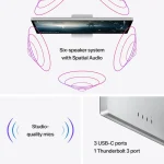 Apple Studio Display Monitor 27" 5120x2880 Standard Glass με υποδοχή VESA χωρίς stand MYJH3GU/A - Image 4