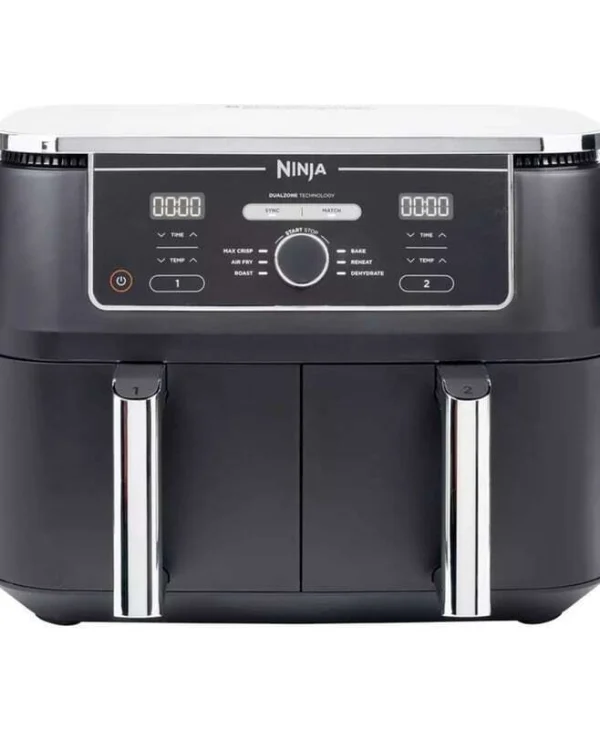 Ninja Foodi Max Dual Zone Air Fryer με Διπλό Αποσπώμενο Κάδο 9.5lt Μαύρο OL550EU