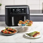 Ninja Foodi Max Dual Zone Air Fryer με Διπλό Αποσπώμενο Κάδο 9.5lt Μαύρο OL550EU - Image 9