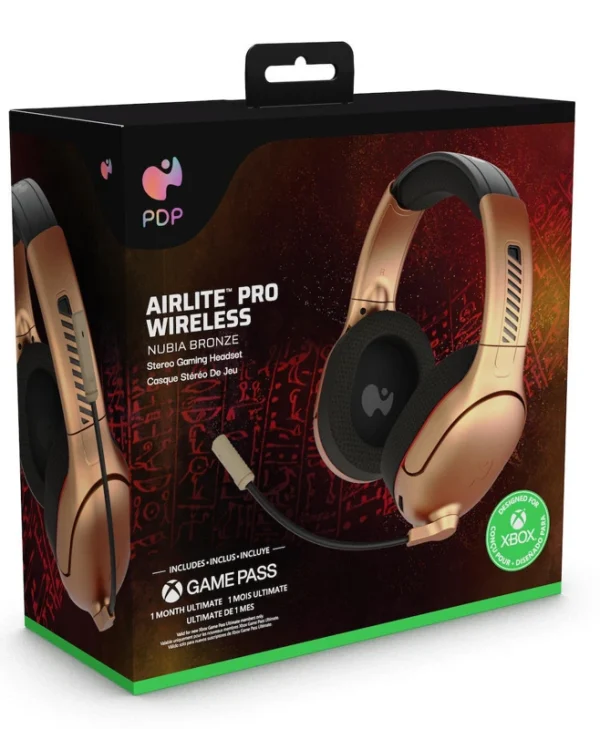 PDP Airlite Pro XBOX Ασύρματο Over Ear Gaming Headset με σύνδεση Bluetooth Nubia Bronze for XBOX 049-021-NBR