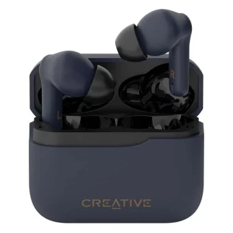 Creative Zen Air Plus In-ear Bluetooth Handsfree Ακουστικά με Αντοχή στον Ιδρώτα και Θήκη Φόρτισης Μπλε 51EF1100AA001