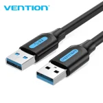 Vention USB 3.0 Cable USB-A male - USB-A male Μαύρο 1.5m (CONBG)