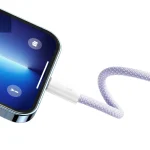 Baseus Dynamic 2 Braided USB-C to Lightning Cable 20W Μωβ 2m (CALD040305) - Image 3