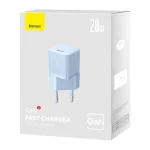 Baseus Φορτιστής Χωρίς Καλώδιο GaN με Θύρα USB-C 20W Power Delivery / Quick Charge 5.0 Μπλε (Gan5) CCGN050103 - Image 7