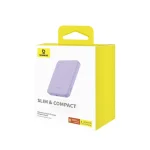 Baseus Magnetic Mini MagSafe Power Bank 5000mAh 20W με Θύρα USB-C Μωβ P10022107513-00 - Image 3