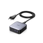 Ugreen Φορτιστής Χωρίς Καλώδιο με 2 Θύρες USB-A και 2 Θύρες USB-C 65W Power Delivery / Quick Charge 4.0 Μαύρος (Nexode GaN CD327) 90747B - Image 4