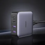 Ugreen Φορτιστής Χωρίς Καλώδιο με 2 Θύρες USB-A και 2 Θύρες USB-C 65W Power Delivery / Quick Charge 4.0 Μαύρος (Nexode GaN CD327) 90747B - Image 8