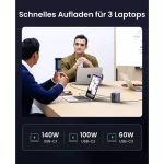 Ugreen Βάση Φόρτισης GaN με Θύρα USB-A και 4 Θύρες USB-C 300W Power Delivery σε Μαύρο χρώμα (Nexode) 90903B - Image 6