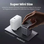 Ugreen Φορτιστής GaN με Θύρα USB-A και 2 Θύρες USB-C και Καλώδιο USB-C - USB-C 65W Power Delivery / Quick Charge 4.0 Γκρι (Nexode Pro) 25871 - Image 3