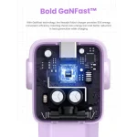 Ugreen Φορτιστής Χωρίς Καλώδιο GaN με Θύρα USB-A και 2 Θύρες USB-C 65W Power Delivery / Quick Charge 4.0 Μωβ (Robot) 35291 - Image 2