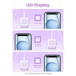 Ugreen Φορτιστής Χωρίς Καλώδιο GaN με Θύρα USB-A και 2 Θύρες USB-C 65W Power Delivery / Quick Charge 4.0 Μωβ (Robot) 35291 - Image 10