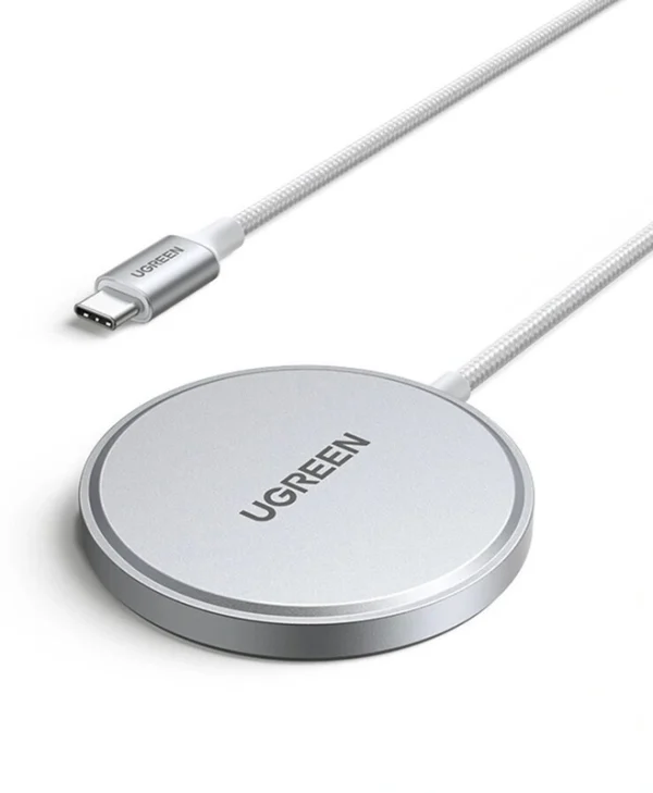 Ugreen Ασύρματος Φορτιστής (Qi Pad) 15W Λευκός (W703) 35565