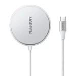 Ugreen Ασύρματος Φορτιστής (Qi Pad) 15W Λευκός (W703) 35565 - Image 2
