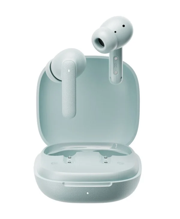 QCY Buds (QT43) Bluetooth Handsfree Ακουστικά με Αντοχή στον Ιδρώτα και Θήκη Φόρτισης Μπλε QCY-QT43 Blue