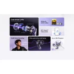 QCY Melobuds N70 Bluetooth Handsfree Ακουστικά με Αντοχή στον Ιδρώτα και Θήκη Φόρτισης Μωβ QCY-HT18 Purple - Image 6
