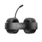 QCY Heroad V200 Pro Over Ear Gaming Headset με Surround, RGB φωτισμό και σύνδεση USB QCY-H4GM Black - Image 4