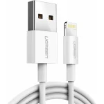 Ugreen US155 USB-A to Lightning Cable 12W Λευκό 1m (20728)