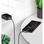 Ugreen US176 Angle (90°) / Braided USB 2.0 Cable USB-C male - USB-A 18W Γκρι 1m (20856) - Image 6