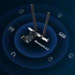 Mercusys v1 Ασύρματη Κάρτα Δικτύου (300Mbps) PCI-e MA30E - Image 3