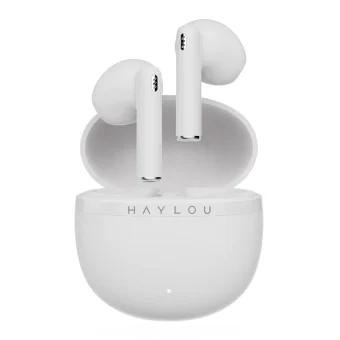 Haylou X1 Plus Earbud Bluetooth Handsfree Ακουστικά με Θήκη Φόρτισης Λευκά X1 Plus-W