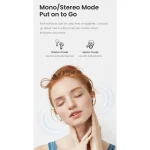 Haylou X1 Plus Earbud Bluetooth Handsfree Ακουστικά με Θήκη Φόρτισης Λευκά X1 Plus-W - Image 6