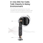 Haylou X1 Plus Earbud Bluetooth Handsfree Ακουστικά με Θήκη Φόρτισης Λευκά X1 Plus-W - Image 7