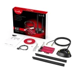 Cudy v2 Ασύρματη Κάρτα Δικτύου Wi‑Fi 6 (3000Mbps) PCI-e WE4000 - Image 4