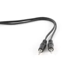 Cablexpert Καλώδιο 3.5mm male - 3.5mm male Μαύρο 1.2m (CCA-404)