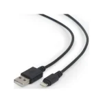 Cablexpert Regular USB to Lightning Cable Μαύρο 2m (CC-USB2-AMLM-2M) - Image 4